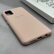 قاب گوشی Galaxy A51 سامسونگ سیلیکونی اورجینال پاک کنی درجه یک زیربسته صورتی چرک کد 125592