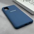 قاب گوشی Galaxy A51 سامسونگ سیلیکونی اورجینال پاک کنی درجه یک زیربسته آبی تیره کد 125596