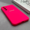 قاب گوشی Galaxy A55 سامسونگ سیلیکونی اورجینال پاک کنی درجه یک زیربسته سرخابی کد 125614