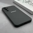 قاب گوشی Galaxy A55 سامسونگ سیلیکونی اورجینال پاک کنی درجه یک زیربسته خاکستری کد 125620