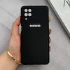 قاب گوشی Galaxy A12 - M12 سامسونگ سیلیکونی اورجینال پاک کنی درجه یک زیربسته مشکی کد 125640
