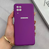 قاب گوشی Galaxy A12 - M12 سامسونگ سیلیکونی اورجینال پاک کنی درجه یک زیربسته بنفش کد 125642