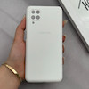 قاب گوشی Galaxy A12 - M12 سامسونگ سیلیکونی اورجینال پاک کنی درجه یک زیربسته سفید کد 125645