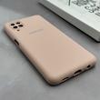 قاب گوشی Galaxy A12 - M12 سامسونگ سیلیکونی اورجینال پاک کنی درجه یک زیربسته صورتی چرک کد 125646