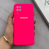 قاب گوشی Galaxy A12 - M12 سامسونگ سیلیکونی اورجینال پاک کنی درجه یک زیربسته سرخابی کد 125648