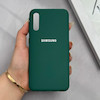 قاب گوشی Galaxy A30S - A50S - A50 سامسونگ سیلیکونی اورجینال پاک کنی درجه یک زیربسته سبز کد 125650