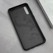قاب گوشی Galaxy A30S - A50S - A50 سامسونگ سیلیکونی اورجینال پاک کنی درجه یک زیربسته خاکستری کد 125653