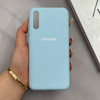 قاب گوشی Galaxy A30S - A50S - A50 سامسونگ سیلیکونی اورجینال پاک کنی درجه یک زیربسته آبی کد 125656