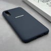 قاب گوشی Galaxy A30S - A50S - A50 سامسونگ سیلیکونی اورجینال پاک کنی درجه یک زیربسته سرمه ای کد 125657