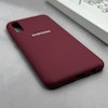 قاب گوشی Galaxy A30S - A50S - A50 سامسونگ سیلیکونی اورجینال پاک کنی درجه یک زیربسته زرشکی کد 125659