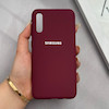 قاب گوشی Galaxy A30S - A50S - A50 سامسونگ سیلیکونی اورجینال پاک کنی درجه یک زیربسته زرشکی کد 125659