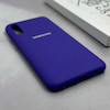 قاب گوشی Galaxy A30S - A50S - A50 سامسونگ سیلیکونی اورجینال پاک کنی درجه یک زیربسته بنفش تیره کد 125661
