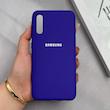 قاب گوشی Galaxy A30S - A50S - A50 سامسونگ سیلیکونی اورجینال پاک کنی درجه یک زیربسته بنفش تیره کد 125661