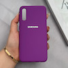 قاب گوشی Galaxy A30S - A50S - A50 سامسونگ سیلیکونی اورجینال پاک کنی درجه یک زیربسته بنفش کد 125662