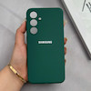قاب گوشی Galaxy S24 FE سامسونگ سیلیکونی اورجینال پاک کنی درجه یک زیربسته سبز کد 125671
