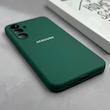 قاب گوشی Galaxy S24 FE سامسونگ سیلیکونی اورجینال پاک کنی درجه یک زیربسته سبز کد 125671