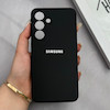 قاب گوشی Galaxy S25 FE سامسونگ سیلیکونی اورجینال پاک کنی درجه یک زیربسته مشکی کد 125682