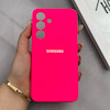 قاب گوشی Galaxy S25 FE سامسونگ سیلیکونی اورجینال پاک کنی درجه یک زیربسته سرخابی کد 125683