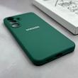 قاب گوشی Galaxy S25 FE سامسونگ سیلیکونی اورجینال پاک کنی درجه یک زیربسته سبز کد 125684