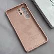 قاب گوشی Galaxy S26 Ultra سامسونگ سیلیکونی اورجینال پاک کنی درجه یک زیربسته صورتی چرک کد 125693