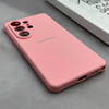 قاب گوشی Galaxy S26 Ultra سامسونگ سیلیکونی اورجینال پاک کنی درجه یک زیربسته صورتی کد 125694