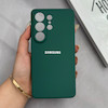 قاب گوشی Galaxy S26 Ultra سامسونگ سیلیکونی اورجینال پاک کنی درجه یک زیربسته سبز کد 125698