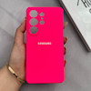 قاب گوشی Galaxy S26 Ultra سامسونگ سیلیکونی اورجینال پاک کنی درجه یک زیربسته سرخابی کد 125699