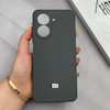 قاب گوشی Redmi A5 - Poco C71 شیائومی سیلیکونی اورجینال پاک کنی درجه یک زیربسته خاکستری کد 125745