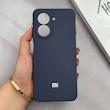 قاب گوشی Redmi A5 - Poco C71 شیائومی سیلیکونی اورجینال پاک کنی درجه یک زیربسته سرمه ای کد 125748