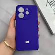 قاب گوشی Redmi Note 14 4G شیائومی سیلیکونی اورجینال پاک کنی درجه یک زیربسته بنفش تیره کد 125754