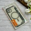 کیف گوشی iPhone 12 آیفون الکترو استاتیک Wallet Case مگ سیف دار Magsafe اورجینال محافظ لنز دار گلسی مشکی کد 126406
