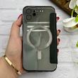 کیف گوشی iPhone 12 آیفون الکترو استاتیک Wallet Case مگ سیف دار Magsafe اورجینال محافظ لنز دار گلسی مشکی کد 126406