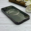 کیف گوشی iPhone 12 آیفون الکترو استاتیک Wallet Case مگ سیف دار Magsafe اورجینال محافظ لنز دار گلسی مشکی کد 126406