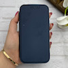 کیف گوشی iPhone 12 آیفون الکترو استاتیک Wallet Case مگ سیف دار Magsafe اورجینال محافظ لنز دار گلسی سرمه ای کد 126407