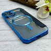 کیف گوشی iPhone 12 آیفون الکترو استاتیک Wallet Case مگ سیف دار Magsafe اورجینال محافظ لنز دار گلسی سرمه ای کد 126407