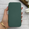 کیف گوشی iPhone 12 آیفون الکترو استاتیک Wallet Case مگ سیف دار Magsafe اورجینال محافظ لنز دار گلسی سبز کد 126408