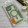 کیف گوشی iPhone 14 آیفون الکترو استاتیک Wallet Case مگ سیف دار Magsafe اورجینال محافظ لنز دار گلسی سبز کد 126416