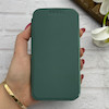 کیف گوشی iPhone 14 آیفون الکترو استاتیک Wallet Case مگ سیف دار Magsafe اورجینال محافظ لنز دار گلسی سبز کد 126416