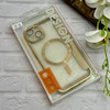 کیف گوشی iPhone 14 آیفون الکترو استاتیک Wallet Case مگ سیف دار Magsafe اورجینال محافظ لنز دار گلسی طلایی کد 126419