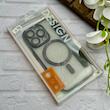 کیف گوشی iPhone 14 Pro آیفون الکترو استاتیک Wallet Case مگ سیف دار Magsafe اورجینال محافظ لنز دار گلسی مشکی کد 126423