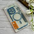 کیف گوشی iPhone 14 Pro آیفون الکترو استاتیک Wallet Case مگ سیف دار Magsafe اورجینال محافظ لنز دار گلسی سرمه ای کد 126424