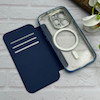 کیف گوشی iPhone 14 Pro آیفون الکترو استاتیک Wallet Case مگ سیف دار Magsafe اورجینال محافظ لنز دار گلسی سرمه ای کد 126424