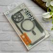 کیف گوشی iPhone 13 Pro آیفون الکترو استاتیک Wallet Case مگ سیف دار Magsafe اورجینال محافظ لنز دار گلسی مشکی کد 126426