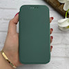 کیف گوشی iPhone 13 Pro آیفون الکترو استاتیک Wallet Case مگ سیف دار Magsafe اورجینال محافظ لنز دار گلسی سبز کد 126428