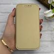 کیف گوشی iPhone 13 Pro آیفون الکترو استاتیک Wallet Case مگ سیف دار Magsafe اورجینال محافظ لنز دار گلسی طلایی کد 126429