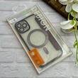 کیف گوشی iPhone 11 Pro آیفون الکترو استاتیک Wallet Case مگ سیف دار Magsafe اورجینال محافظ لنز دار گلسی بنفش کد 126432