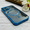 کیف گوشی iPhone 11 Pro آیفون الکترو استاتیک Wallet Case مگ سیف دار Magsafe اورجینال محافظ لنز دار گلسی سرمه ای کد 126434