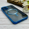 کیف گوشی iPhone 11 Pro Max آیفون الکترو استاتیک Wallet Case مگ سیف دار Magsafe اورجینال محافظ لنز دار گلسی سرمه ای کد 126435
