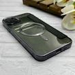 کیف گوشی iPhone 11 Pro Max آیفون الکترو استاتیک Wallet Case مگ سیف دار Magsafe اورجینال محافظ لنز دار گلسی مشکی کد 126438
