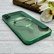 کیف گوشی iPhone XS Max آیفون الکترو استاتیک Wallet Case مگ سیف دار Magsafe اورجینال محافظ لنز دار گلسی سبز کد 126456